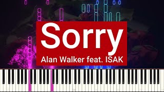 Alan Walker feat. ISAK - Sorry | Piano Cover