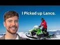 Birch Camp - Day 4 - Skidooing #snowmobile #viral #mrbeast #offgridliving
