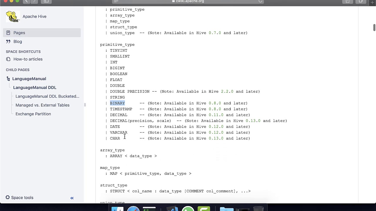 Overview of Basic Data Types in Hive YouTube