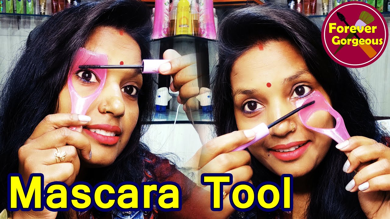 Mascara Lagane ka Aasan Tarika I Mascara Applicator Guide Eyelash Comb