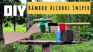 Creativity DIY Making pistol and alcohol Unique slingshot Have influence Amazing DIY Tool !