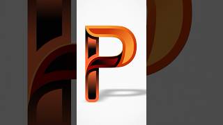 Amazing Letter Logo Design in CorelDRAW 😱 | Modern Text Effect 🔥 #art #design #coreldraw
