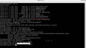 Setting up DNS Forward Zone on Fedora 15