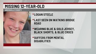 Greenville Co. deputies search for missing 12-year-old