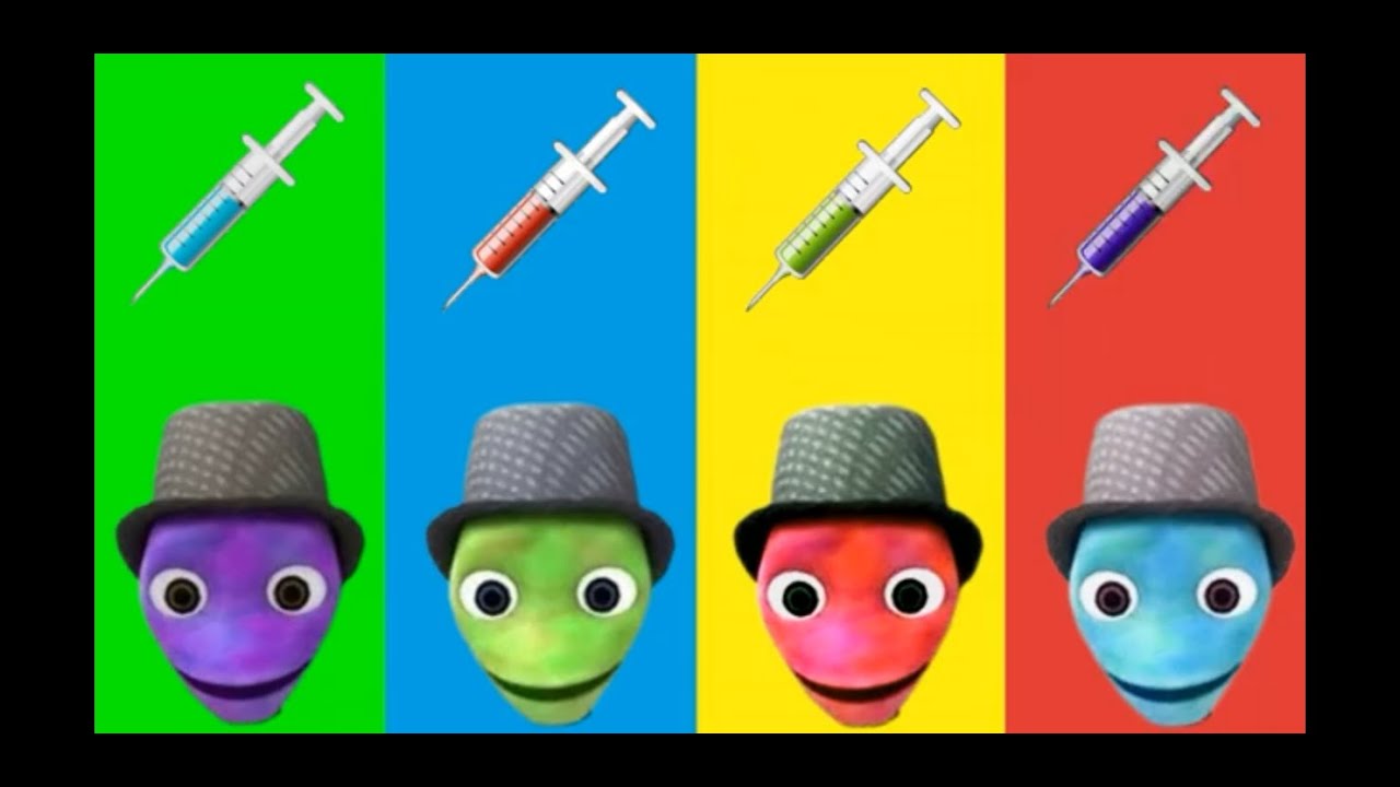 💉💉Alien Face injection Colour Matching Green Alien vs Orange Alien vs ...