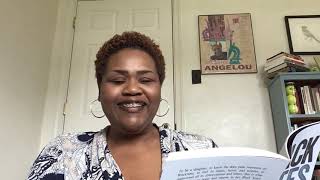 Dr. Cheryl R. Hopson reading A Poem in Memory of My Aunt from BLACK NOTES (2013)
