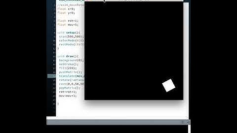processing ex36 translate rotate to move