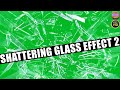 Gambar cover Shattering Glass Effect 2 Green Screen + Overlays | Green Screen Glass Break Effect | #mvstudio 2022
