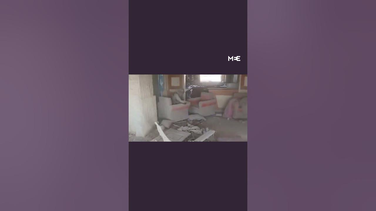 Sinwar’s final moments according to drone footage released by Israeli military