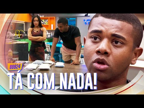 DAVI FICA INDIGNADO APÓS TODA CASA IR PRO 'TÁ COM NADA' E TER ALIMENTAÇÃO REDUZIDA 👀 | BBB 24