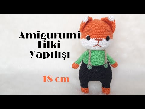 Amigurumi Tilki Yapılışı (İLK BÖLÜM)örgü oyuncak Yapımı amigurumi tarifleri oyuncak tilki yapılışı