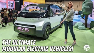 Kia PBV Modular Electric Van Ecosystem @ CES 2024