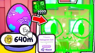 SPENDING ??? To Get 1st TITANIC HOLOGRAM CAT in Pet Simulator X..