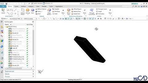 NX12 Tutorial - Thiết Kế Cơ Bản -  Làm Việc Với Tập Tin Chi Tiết Máy