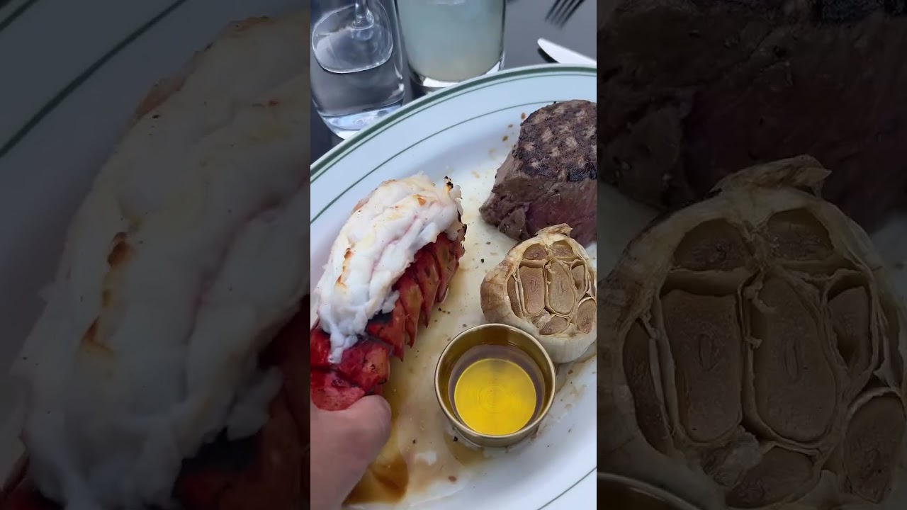 Fall Menu at Aurora On The Lake | Butternut Squash Ravioli & Surf and Turf