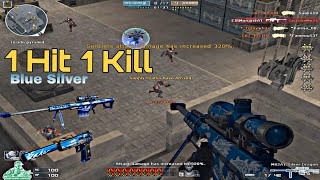Barrett M82A1-Blue Silver Dragon p1 (GamePlay) DeathTrap HMX |CrossFire Philippines| MonarchZombieV4