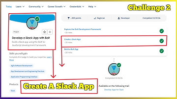 Create a Slack App | Develop a Slack App with Bolt | Challenge 2