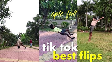 The Best  Tik Tok Flips/the best flips on ground/hyperhook aashish