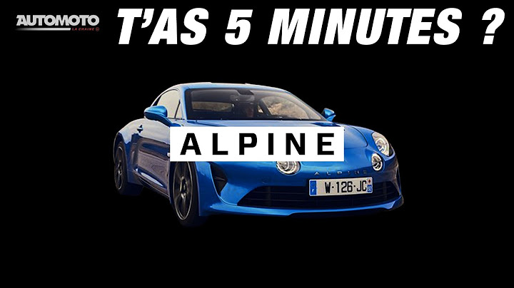 T'as 5 Minutes - Alpine