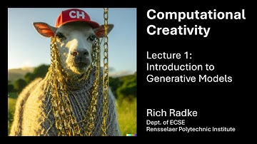 Computational Creativity Lecture 1: Introduction to Generative Models