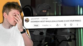 Doomsday Heist Act 1 But I'm LEGALLY BLIND... | Dumb Ideas Live (Day 2)