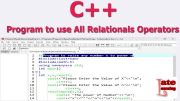 14.C++ Program to Use Relational Operators| C++ programming tutorials for beginners