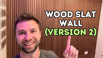 DIY Wood Slat Wall - Using Wood Veneer Hub Panels