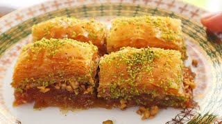 Turkish Baklava With Phyllo Pastry With TIPS FOR BEST HOMEMADE BAKLAVA