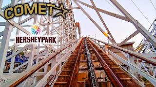 2026 Comet Roller Coaster On Ride Front Seat POV Hersheypark