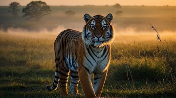 Tiger sounds with roaring and growling
