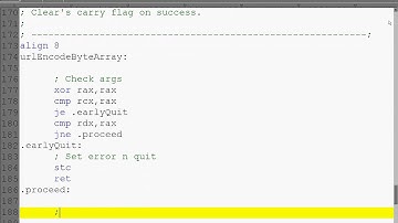 Win64 Url Encode Byte Array NASM GCC GOLINK