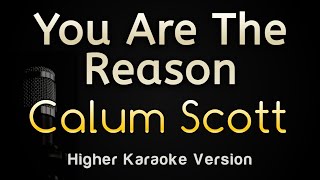 You Are The Reason - Calum Scott (Karaoke Songs With Lyrics - Higher Key)