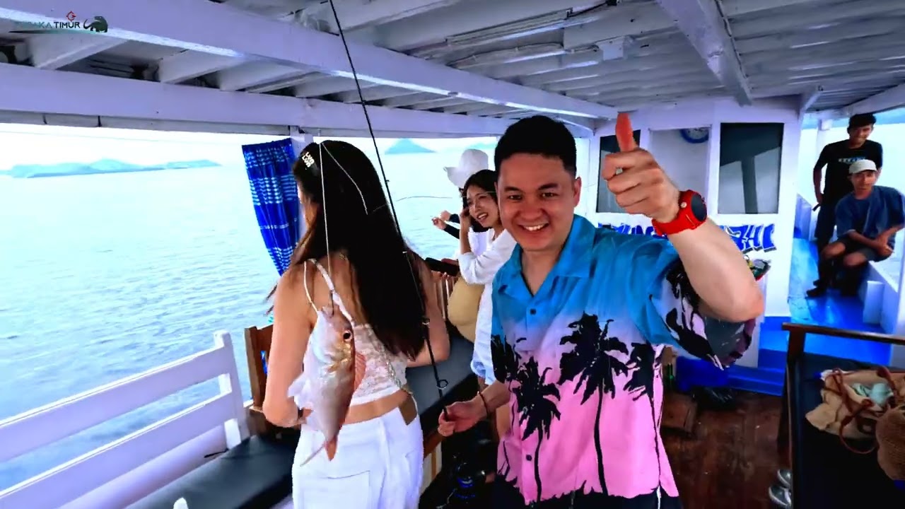 Fun fishing trip in Komodo 