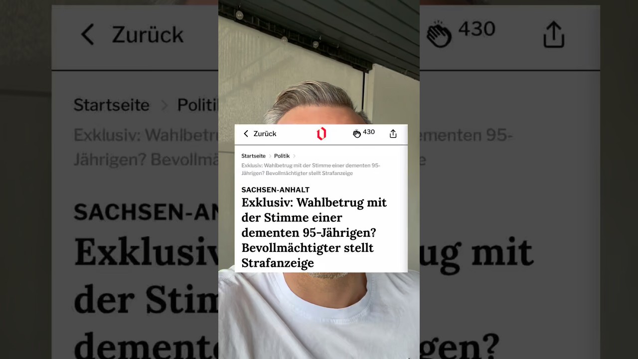 Erste Wahlfälschung in Sachsen-Anhalt?