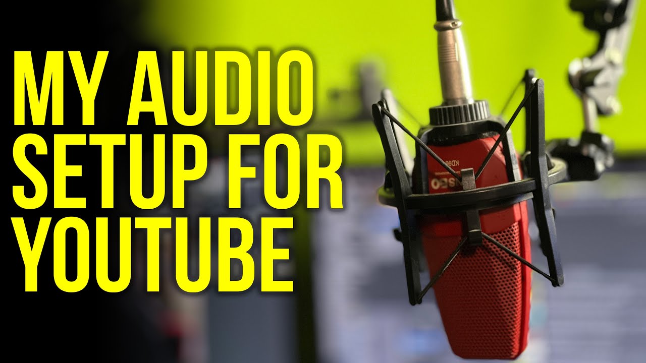 A quick look at My YouTube Audio Setup - YouTube