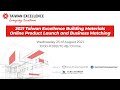 2021 taiwan excellence building materials online product launch