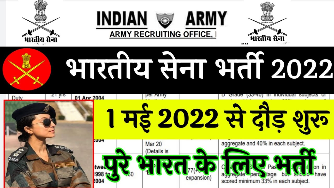 Indian Army Vacancy 10th Pass 2022 Indian Army Bharti 2022 Indian Army Recruitment 2022  10th