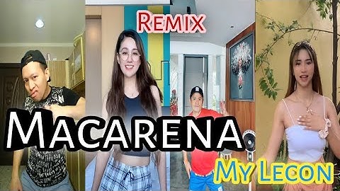 Macarena X My Lecon remix Tiktok dance challenge / Tiktokers and Me