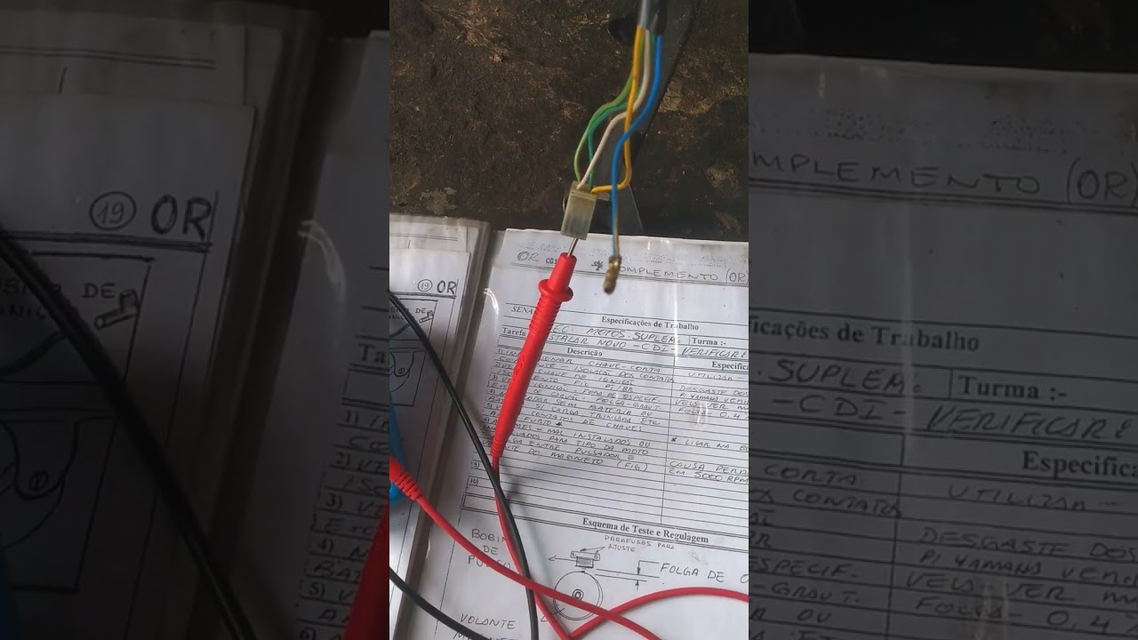 Teste estator Biz 125 2005 