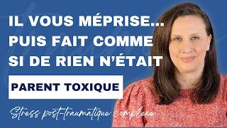 Le mépris du parent toxique : cette blessure invisible qui détruit l’estime de soi