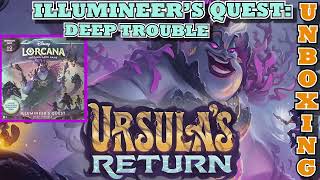 Opening Solo/Co-op Mode Ursula's Illumineer Quest: DeepTrouble! [DISNEY LORCANA] Lorcana Illumineer S Quest Solo Brooms Vs Ursula