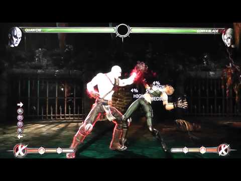 Mortal Kombat 9 Quan Chi Combos 11 Hit 55 