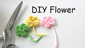 Finished simple crochet flower pattern free