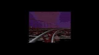 roller coaster animation for Atari 8-bit