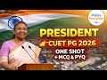 President One Shot for CUET PG 2026 | Complete Theory + MCQs + PYQs | Must Watch