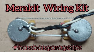 Merakit Wiring Kit PBass #bassboisgaragetips