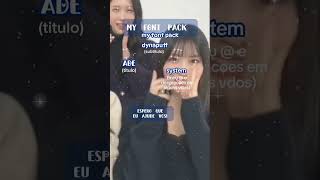 my font pack/#twice #desflopacomu #sakuradream #fyyyyy