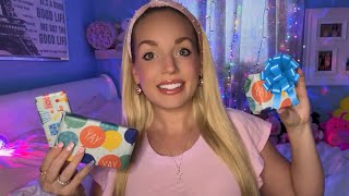 ASMR Birthday Gift Unboxing from @lorrilatteasmr439 🎈💝