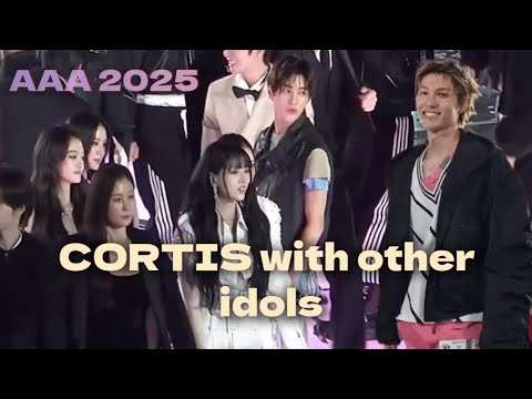 CORTIS Interactions With Idols At AAA 2025 MEOVV KISSOFLIFE ALLDAY PROJECT BANG CHAN More