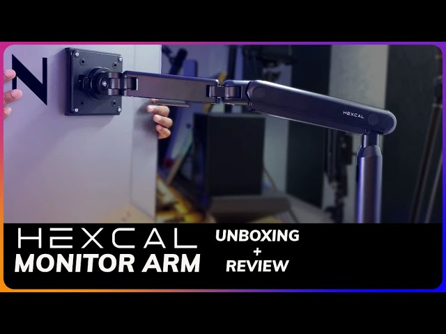 The Best Monitor Arm Ever? Unboxing and Reviewing the Hexcal Monitor Arm 